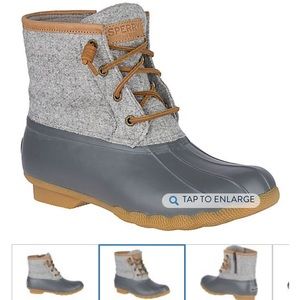 Women's Saltwater Wool Embossed Duck Boot